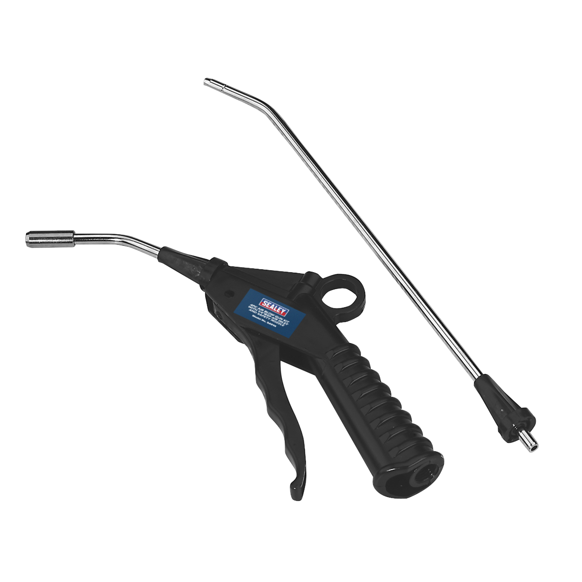 Sealey Air Blow Gun Kit 4pc with 1/4"BSP Air Inlet & Safety Nozzle