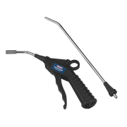 Sealey Air Blow Gun Kit 4pc with 1/4"BSP Air Inlet & Safety Nozzle
