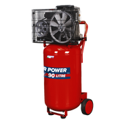 Sealey Compressor 90L Vertical Belt Drive 3hp
