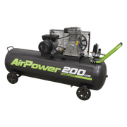 Sealey Air Compressor 200L Belt Drive 3hp