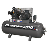 Sealey Air Compressor 200L Belt Drive 5.5hp 3ph