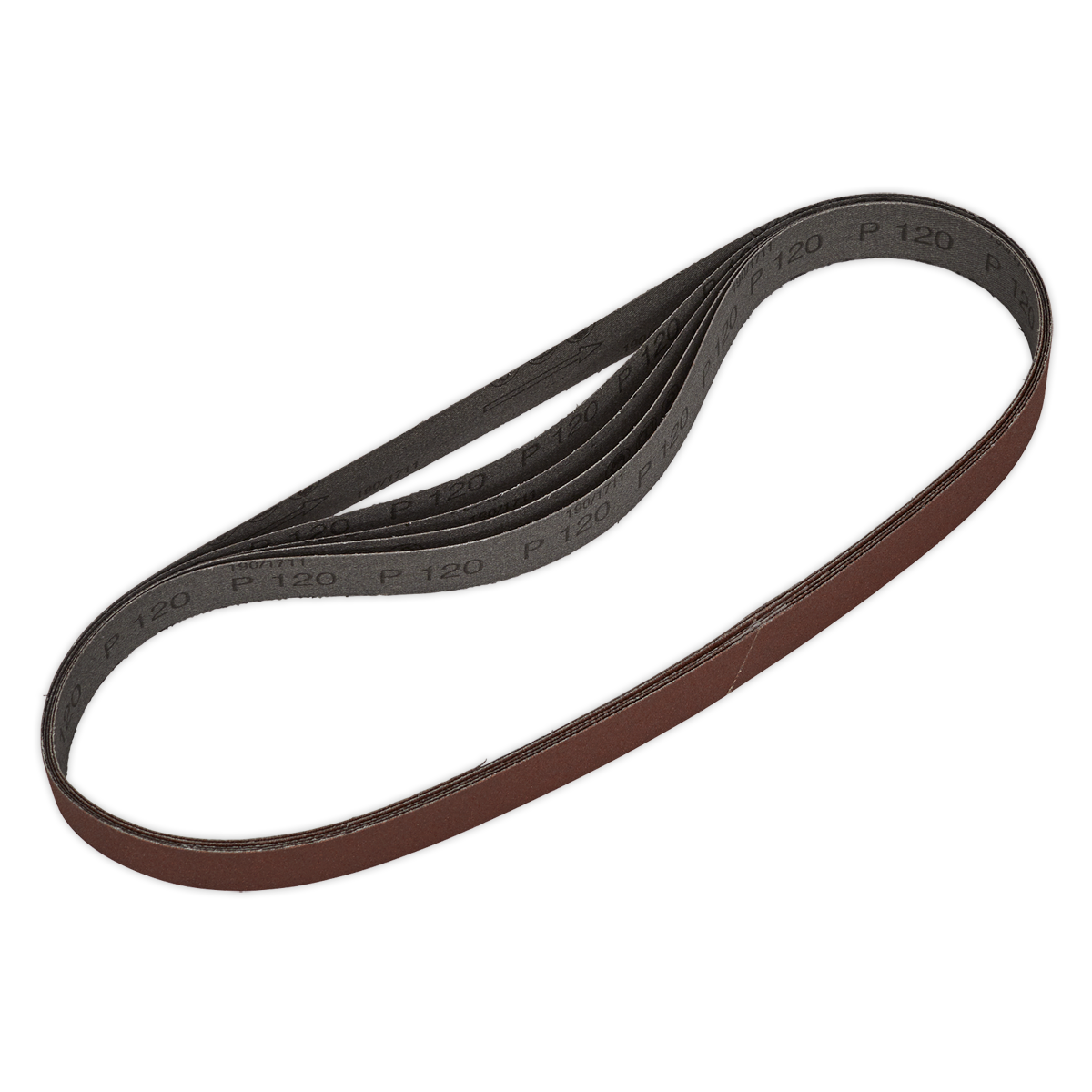 Sealey Sanding Belt 25 x 762mm 120Grit Pack of 5