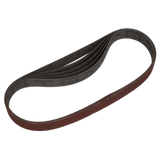 Sealey Sanding Belt 25 x 762mm 80Grit Pack of 5