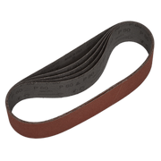 Sealey Sanding Belt 50 x 686mm 80Grit Pack of 5