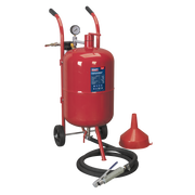 Sealey Shot Blaster with Water Trap & Wheels 37L