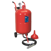 Sealey Shot Blaster with Water Trap & Wheels 75L
