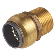 Sealey SharkBite® Straight Adaptor Ø28mm x 1"BSPT Brass