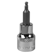 Sealey Ball-End Hex Socket Bit 3mm 3/8"Sq Drive