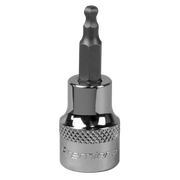 Sealey Ball-End Hex Socket Bit 4mm 3/8"Sq Drive