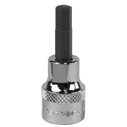 Sealey Hex Socket Bit 6mm 3/8"Sq Drive