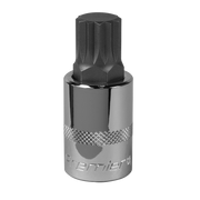 Sealey Spline Socket Bit M18 1/2"Sq Drive