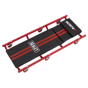 Sealey Creeper 40" with Steel Frame, 6 Wheels & Adjustable Headrest Deluxe American-Style