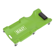 Sealey Composite Creeper with 6 Wheels - Hi-Vis Green