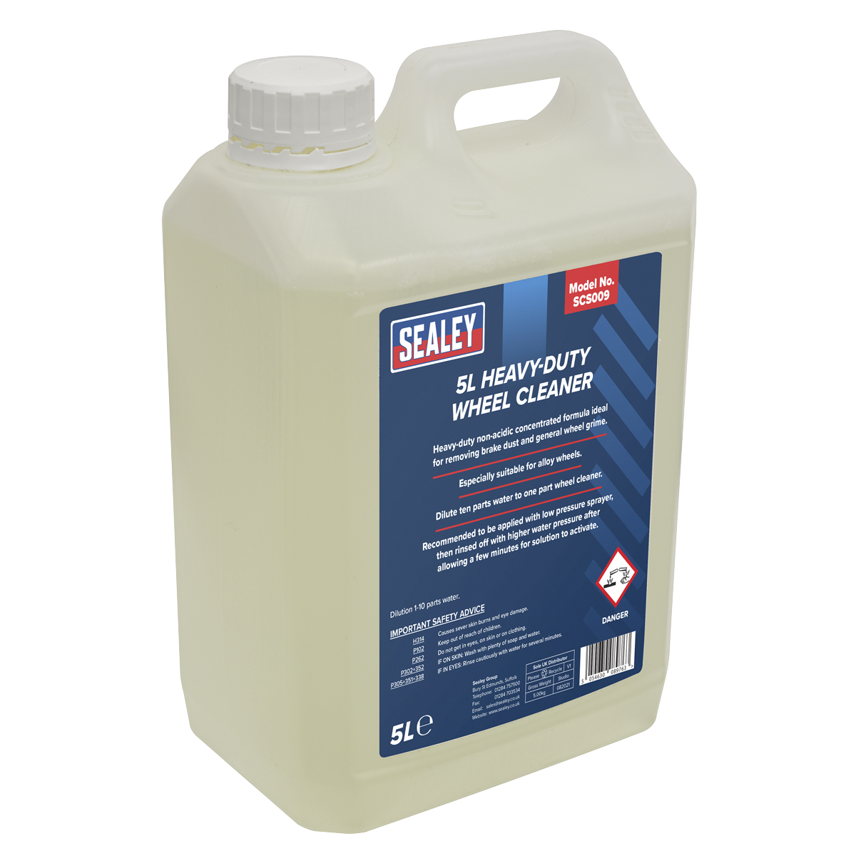 Sealey Wheel Cleaner Heavy-Duty 5L