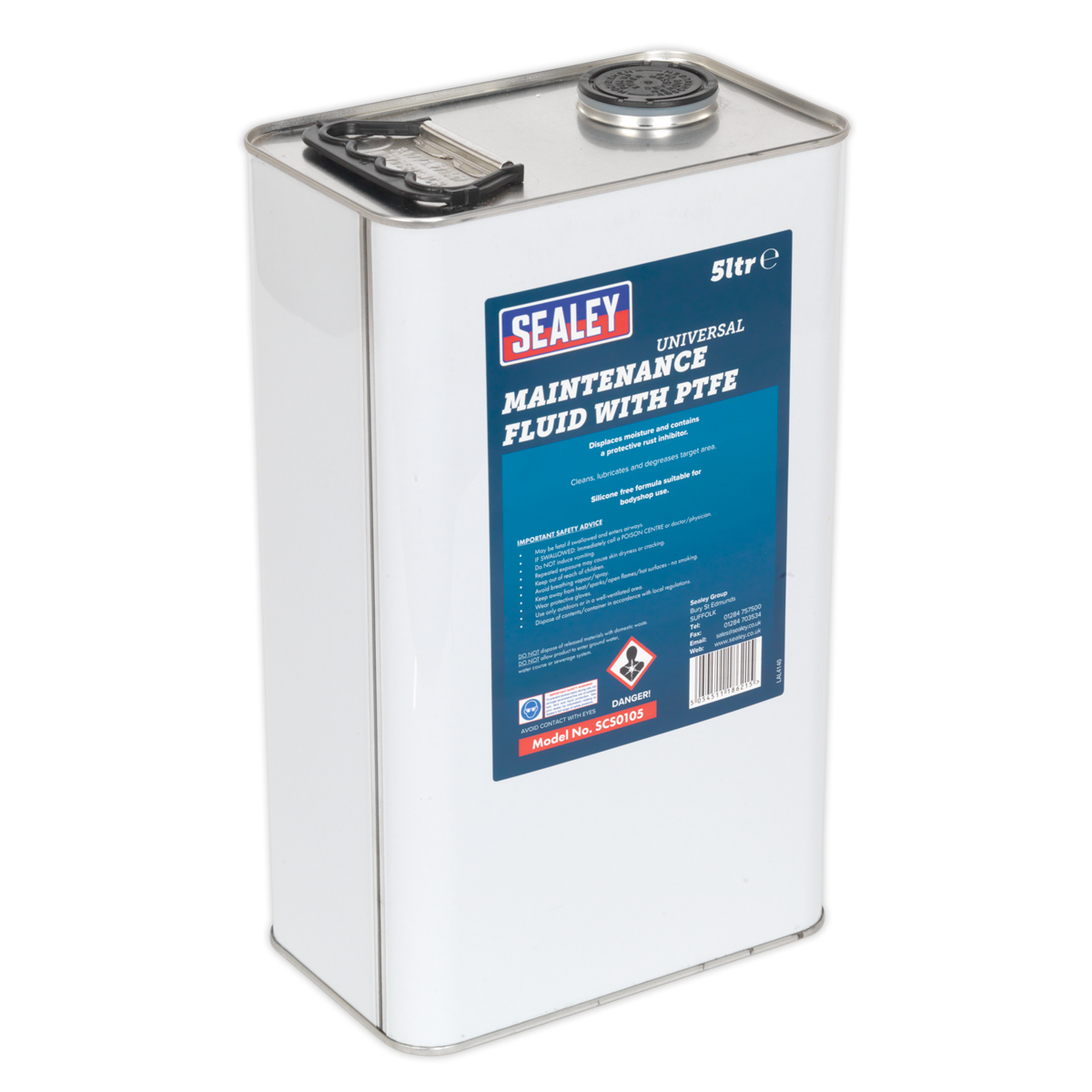 Sealey Universal Maintenance Fluid with PTFE 5L