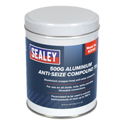 Sealey Aluminium Anti-Seize Compound 500g Tin