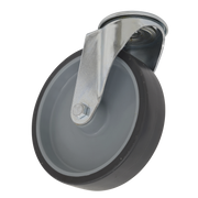 Sealey Medium-Duty Thermoplastic Bolt Hole Swivel Castor Wheel Ø100mm - Trade