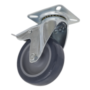 Sealey Castor Wheel Swivel Plate with Total Lock Ø75mm