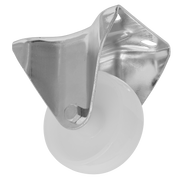 Sealey Heavy-Duty Nylon Castor Wheel Fixed Plate Ø80mm - Trade