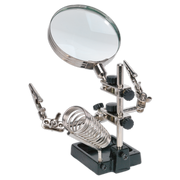 Sealey Mini Robot Soldering Stand with Magnifier & Iron Holder