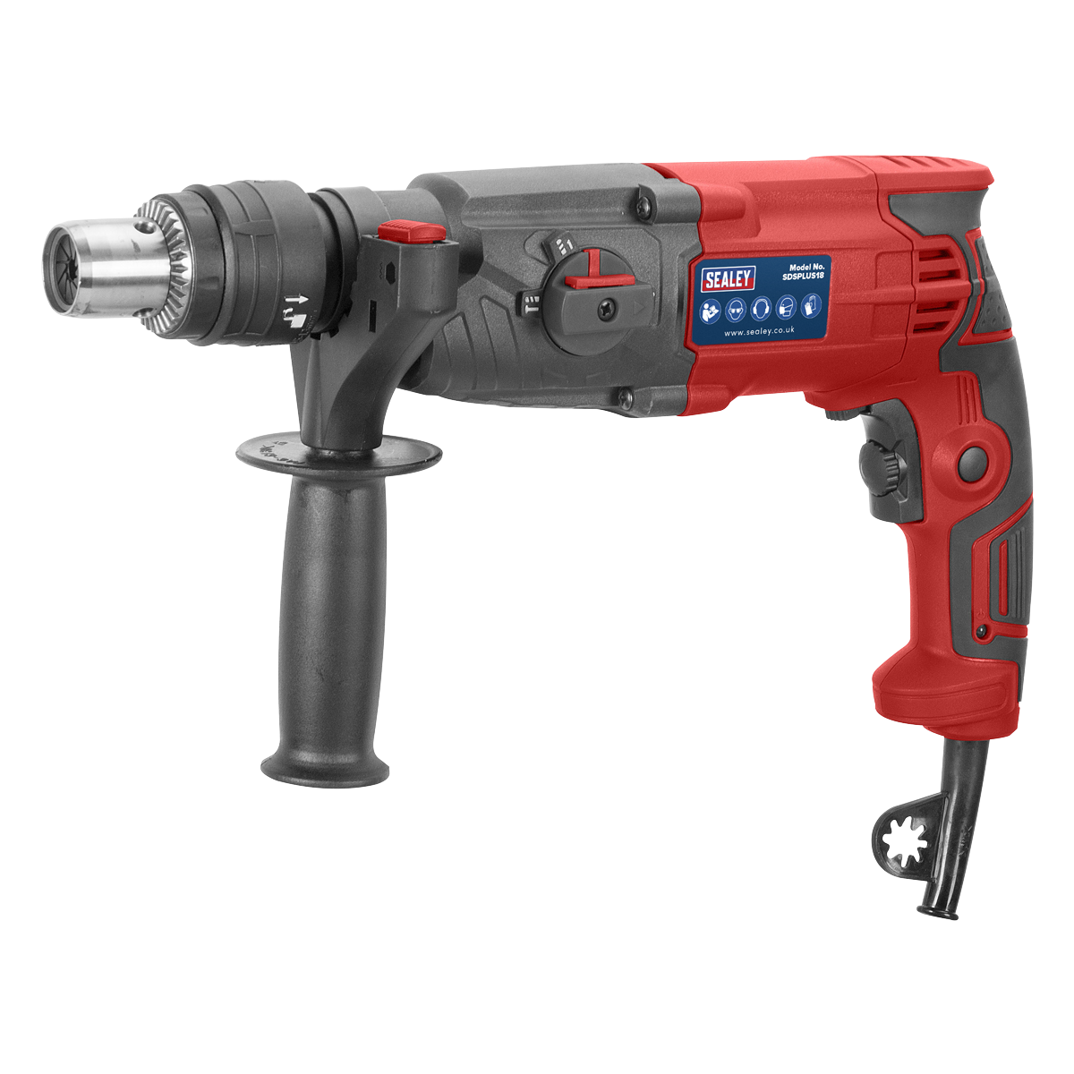 Sealey Rotary Hammer Drill SDS Plus Ø18mm 750W/230V