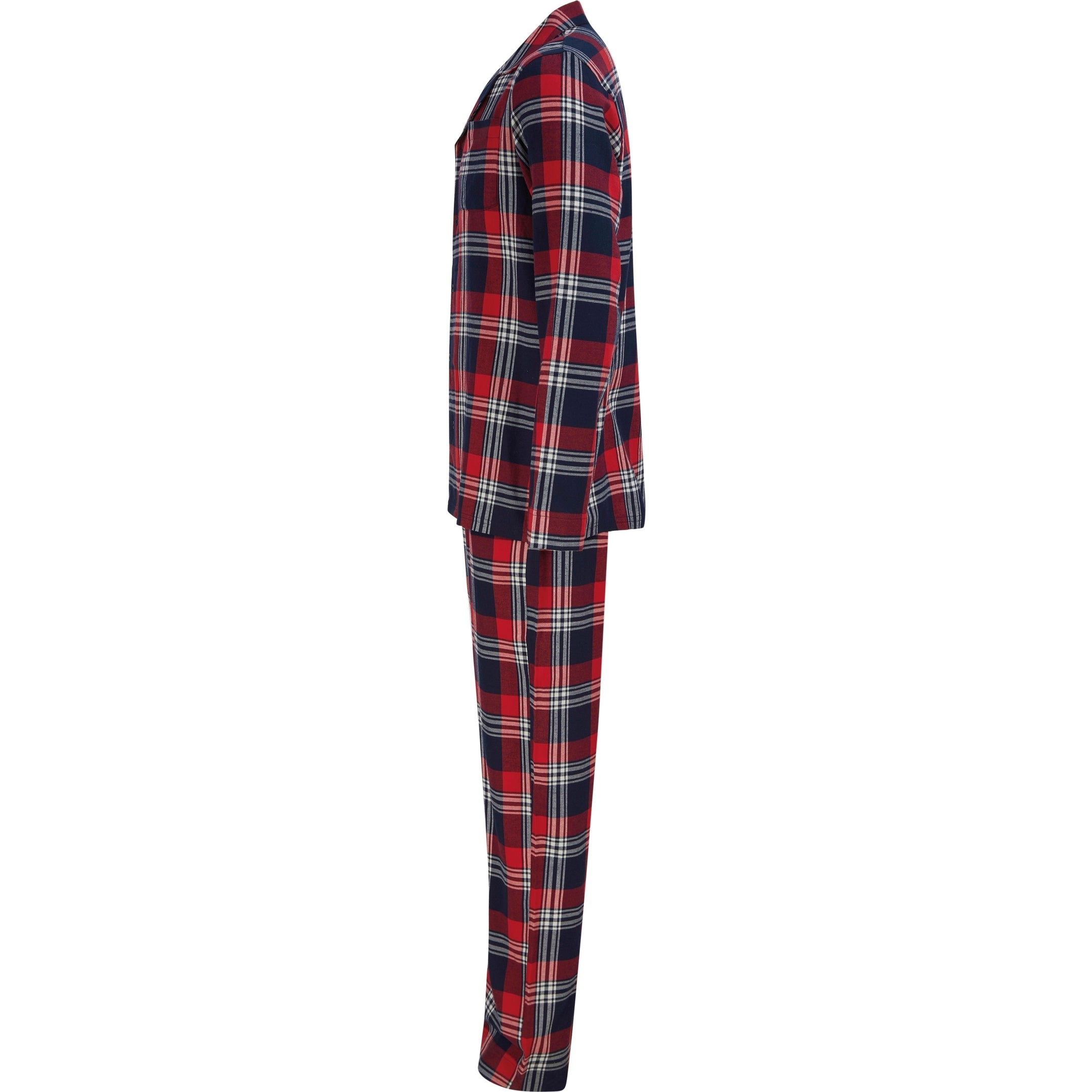 Sf Men's Tartan Lounge Set