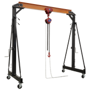 Sealey Portable Lifting Gantry Crane Adjustable 2 Tonne & Hoist Combo