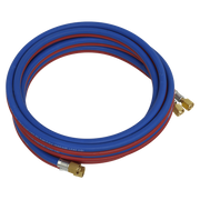 Sealey 5m Twin Rubber Hose Set Oxyacetylene