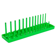 Sealey Socket Holder 1/4"Sq Drive 4-15mm Hi-Vis Green