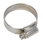 Sealey Hose Clip Stainless Steel Ø25-38mm Pack of 10