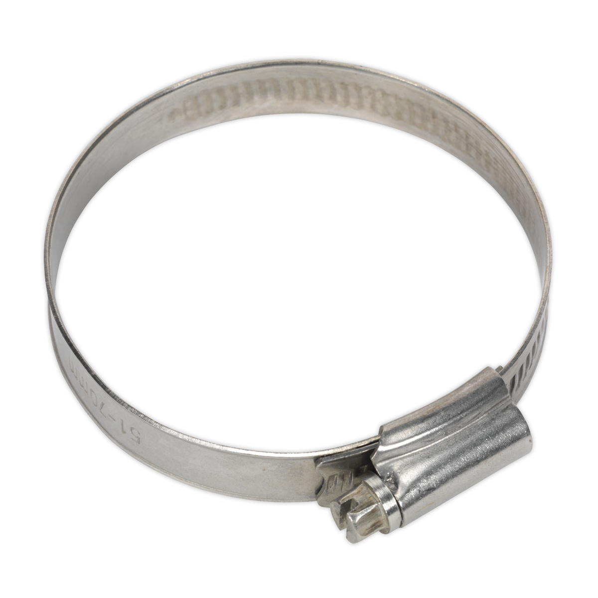 Sealey Hose Clip Stainless Steel Ø51-70mm Pack of 10