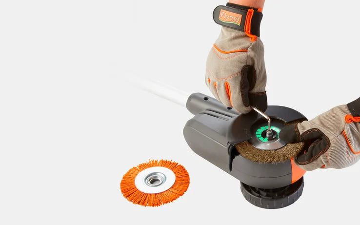 FLYMO 18V EasiWeeder – Bare Unit (Cordless Weed Brush)
