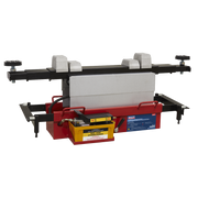 Sealey Air Jacking Beam 2 Tonne with Arm Extenders & Flat Roller Supports