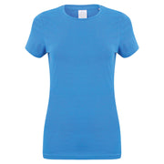 Sf Feel Good Women's Stretch T-Shirt - Heather Blue