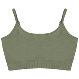 Sf Women's Sustainable Fashion Cropped Cami Top With Adjustable Straps