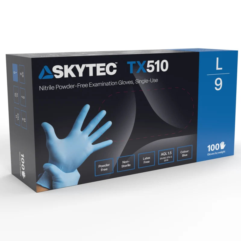 Skytec TX510 Blue 3.5g Nitrile Disp Box of 100