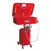 Sealey Mobile Parts Cleaning Tank Air Operated with Reservoir