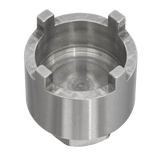 Sealey Motorcycle Swingarm Locknut Socket 4-Pin 30mm