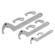 Sealey Adjustable C-Spanner - Hook & Pin Wrench Set 11pc