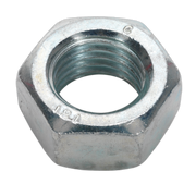 Sealey Steel Nut DIN 934 - M20 Zinc Pack of 10