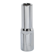 Sealey WallDrive® Socket 12mm Deep 1/2"Sq Drive Fully Polished