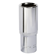Sealey WallDrive® Socket 22mm Deep 1/2"Sq Drive Fully Polished