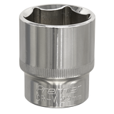 Sealey WallDrive® Socket 29mm 1/2"Sq Drive Fully Polished