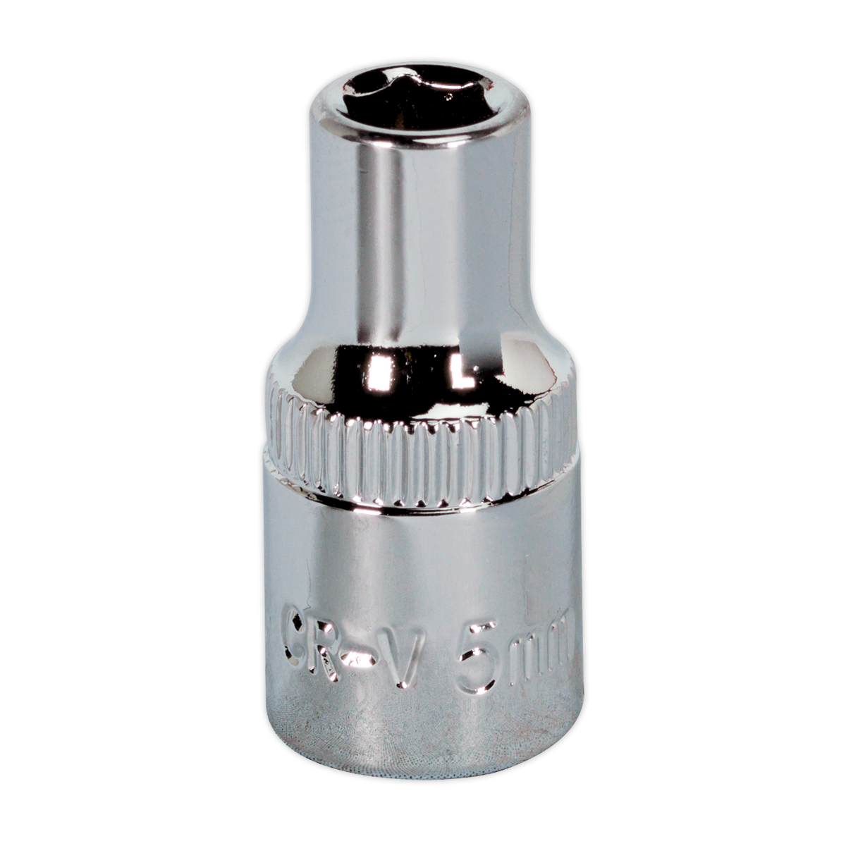 Sealey WallDrive® Socket 5mm 1/4"Sq Drive Fully Polished