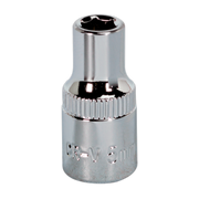 Sealey WallDrive® Socket 5mm 1/4"Sq Drive Fully Polished