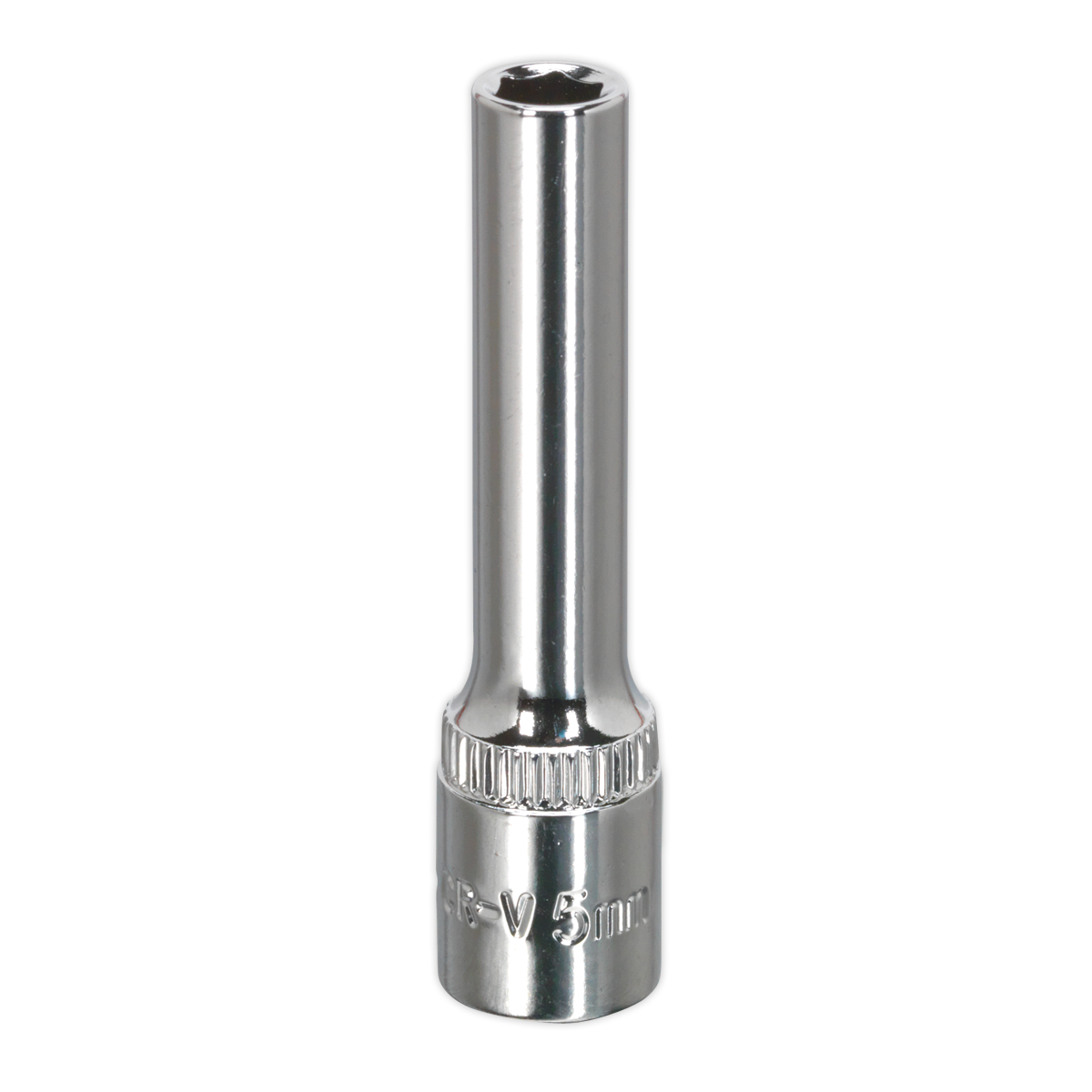 Sealey WallDrive® Socket 5mm Deep 1/4"Sq Drive Fully Polished
