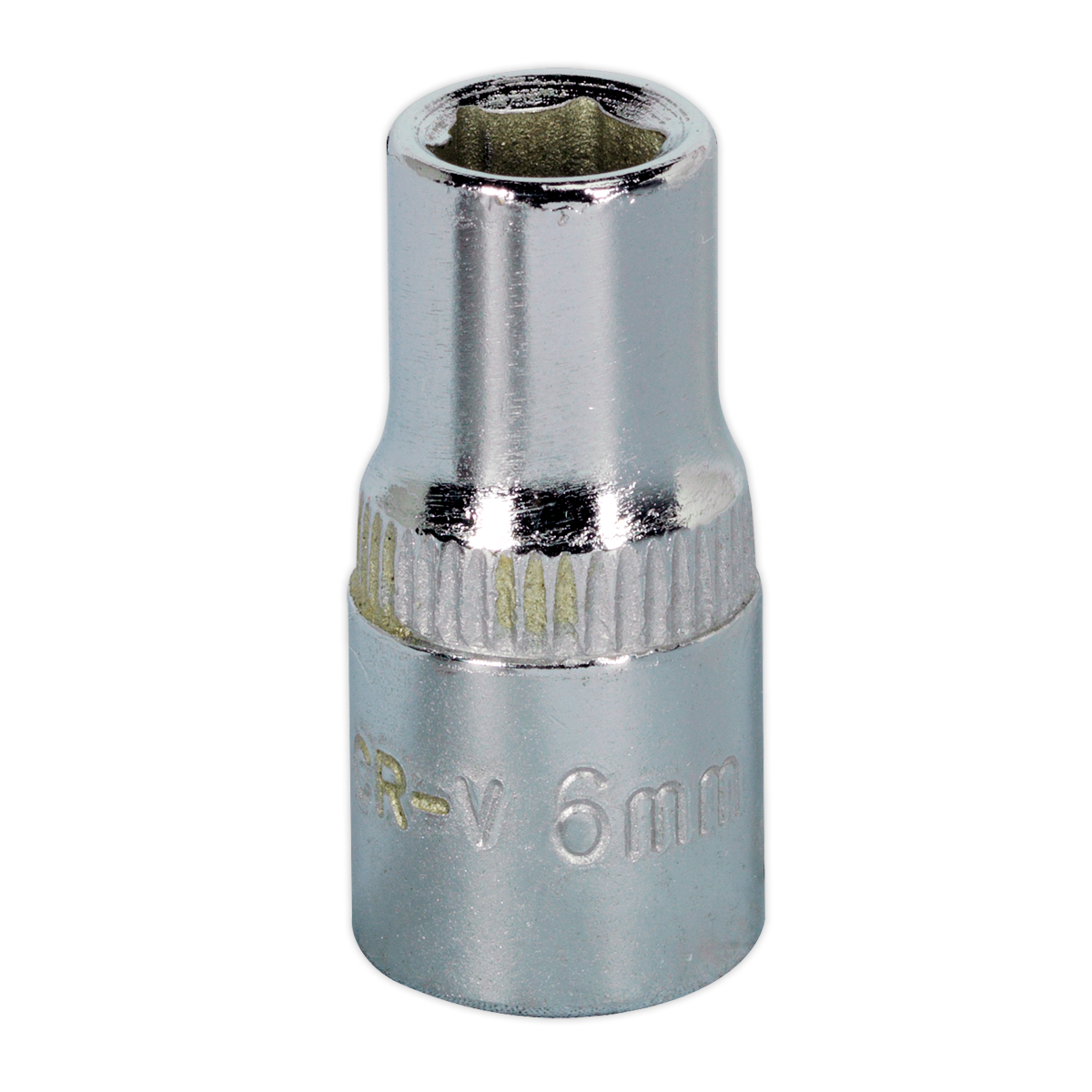 Sealey WallDrive® Socket 6mm 1/4"Sq Drive Fully Polished