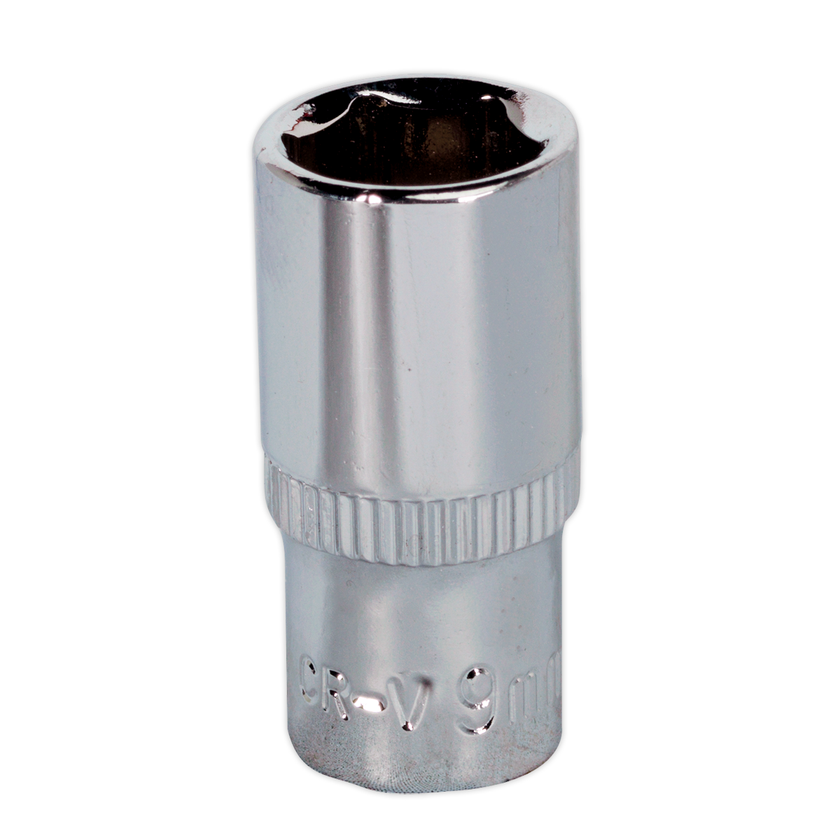 Sealey WallDrive® Socket 9mm 1/4"Sq Drive Fully Polished