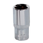 Sealey WallDrive® Socket 9mm 1/4"Sq Drive Fully Polished