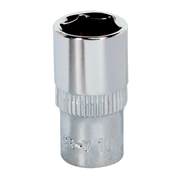 Sealey WallDrive® Socket 10mm 1/4"Sq Drive Fully Polished